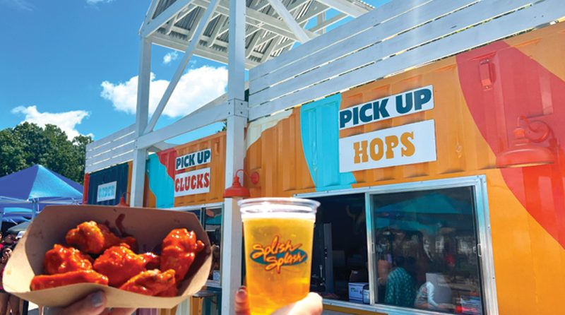 Delicious food at Splish Splash