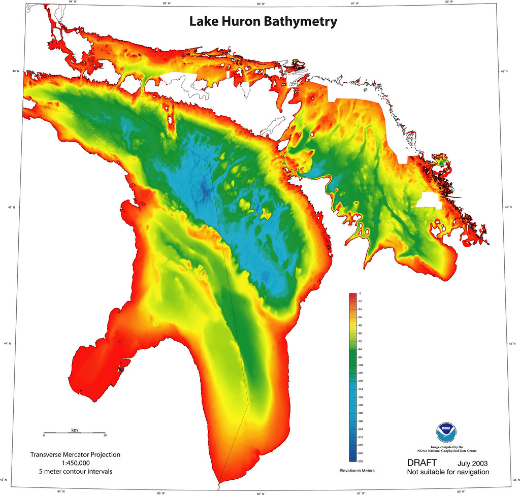 lake huron map