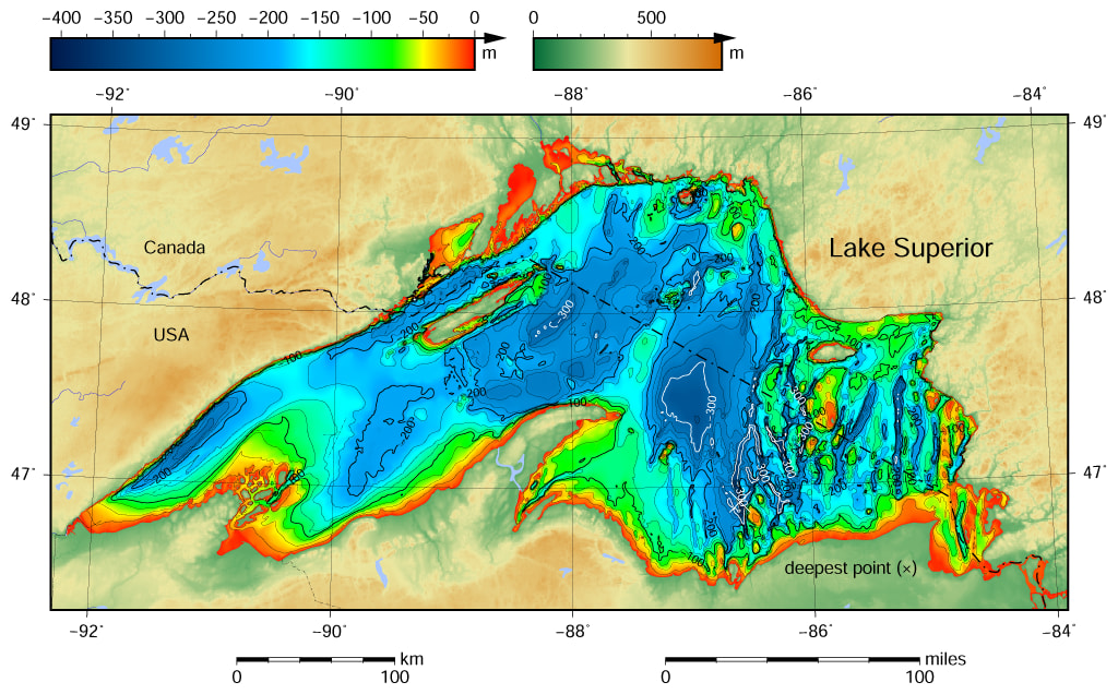 lake superior map