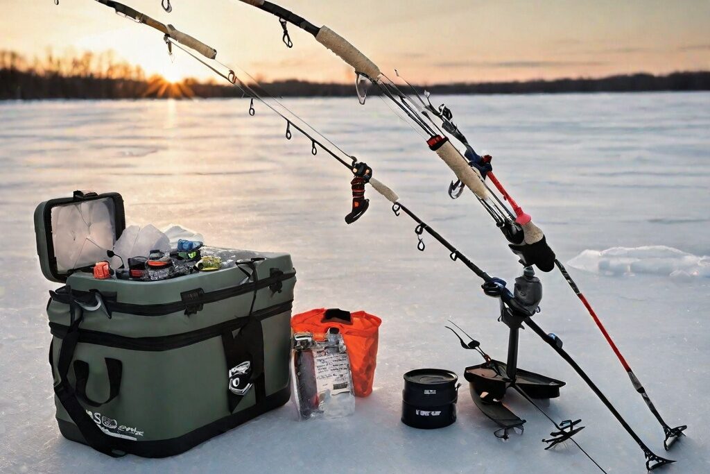 ice fishing gear
